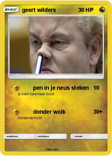 Pokemon geert wilders