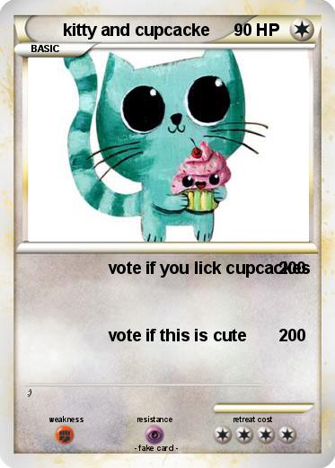 Pokemon kitty and cupcacke