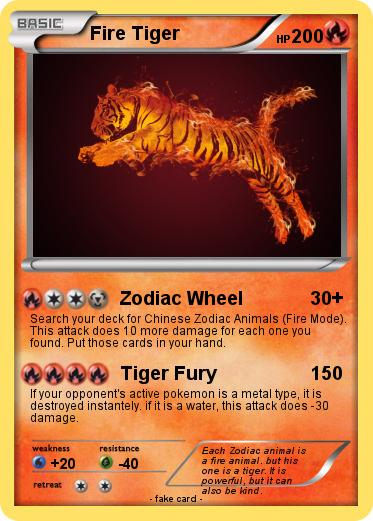 Pokemon Fire Tiger