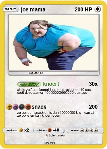 Pokemon joe mama