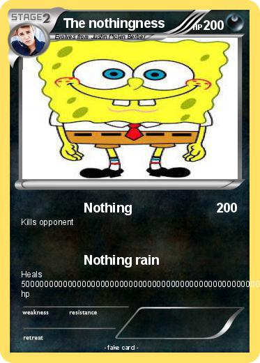 Pokemon The nothingness