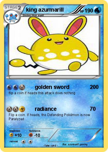Pokemon king azurmarill