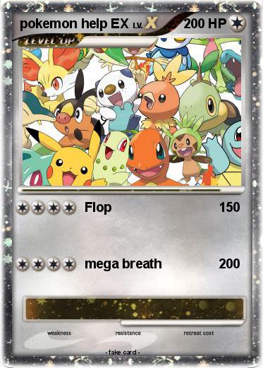 Pokemon pokemon help EX