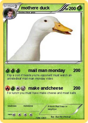 Pokemon mothere duck