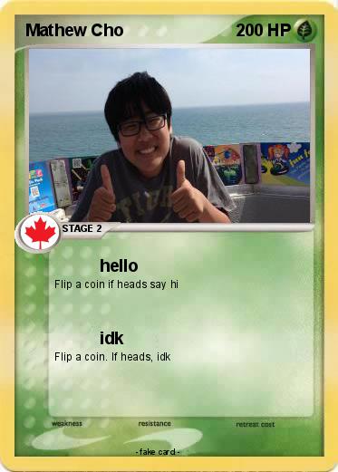 Pokemon Mathew Cho