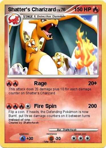 Pokemon Shatter's Charizard