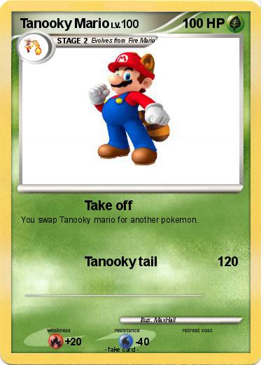 Pokemon Tanooky Mario