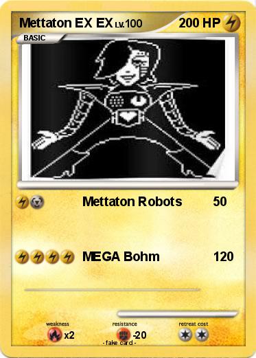 Pokemon Mettaton EX EX