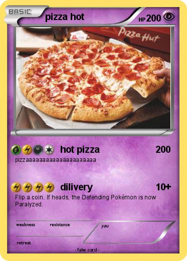 Pokemon pizza hot