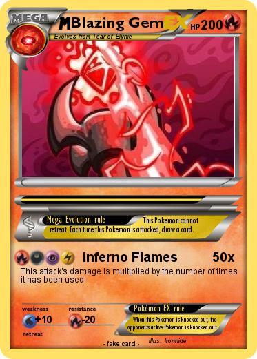 Pokemon Blazing Gem