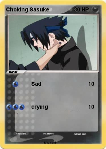 Pokemon Choking Sasuke