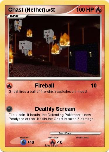 Pokemon Ghast (Nether)