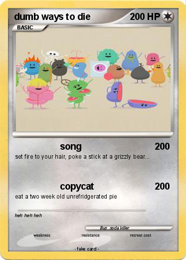 Pokemon dumb ways to die