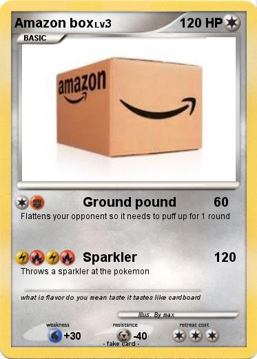 Pokemon Amazon box