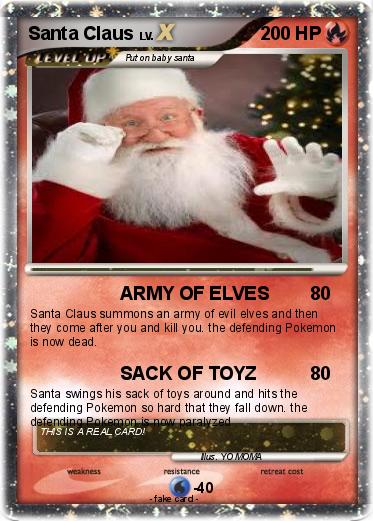 Pokemon Santa Claus