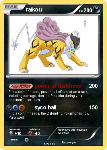 Pokemon raikou
