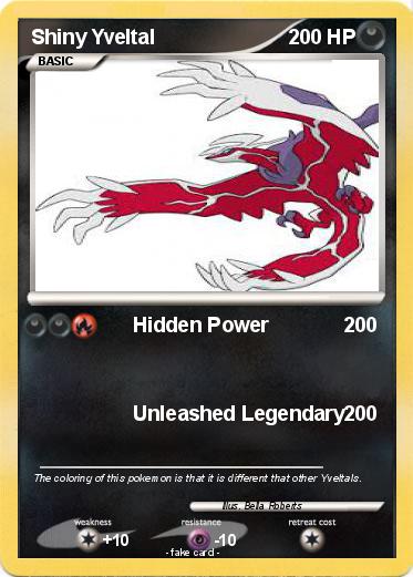 Pokemon Shiny Yveltal