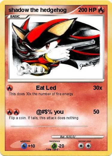 Pokemon shadow the hedgehog
