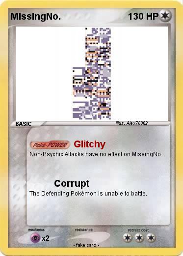 Pokemon MissingNo.