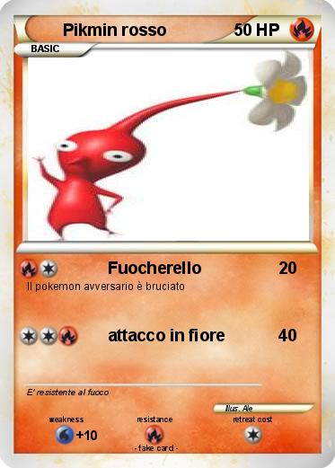 Pokemon Pikmin rosso