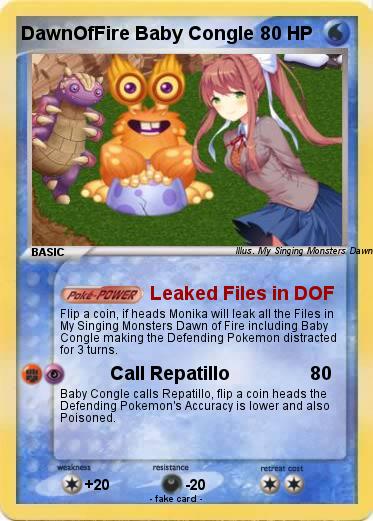 Pokemon DawnOfFire Baby Congle