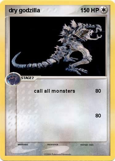 Pokemon dry godzilla