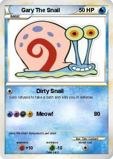Pokemon Gary The Snail