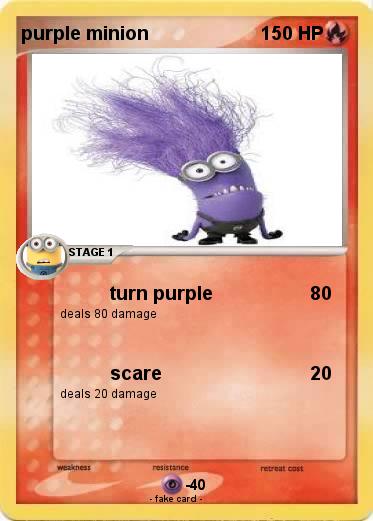 Pokemon purple minion