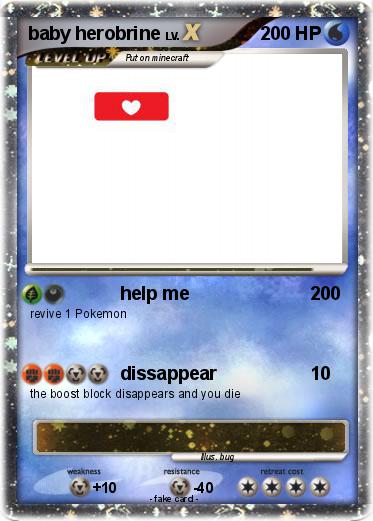 Pokemon baby herobrine