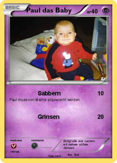 Pokemon Paul das Baby