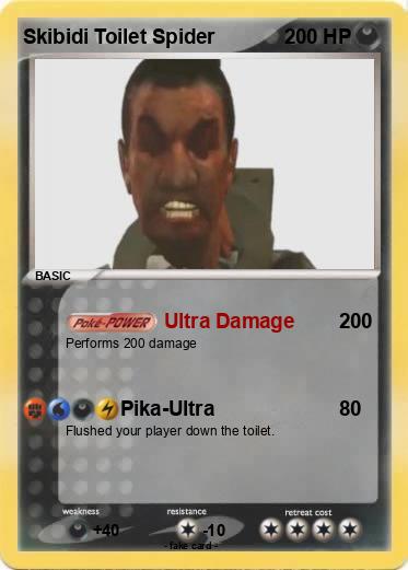 Pokemon Skibidi Toilet Spider