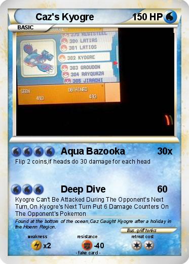 Pokemon Caz's Kyogre