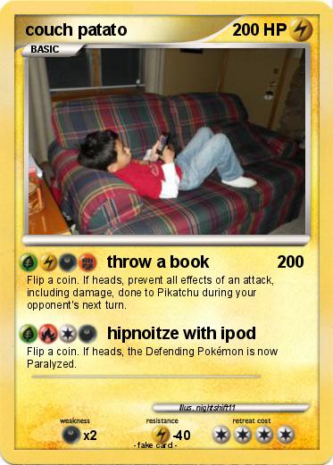 Pokemon couch patato