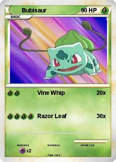 Pokemon Bubisaur
