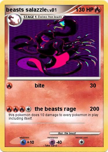 Pokemon beasts salazzle