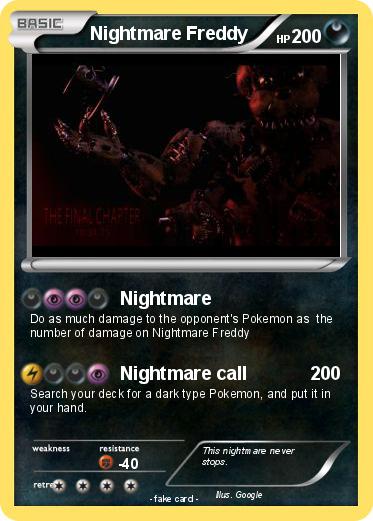 Pokemon Nightmare Freddy