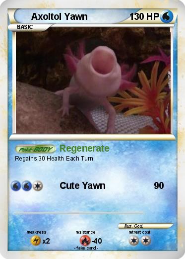 Pokemon Axoltol Yawn