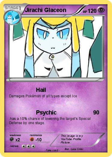 Pokemon Jirachi Glaceon