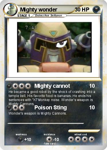 Pokemon Mighty wonder