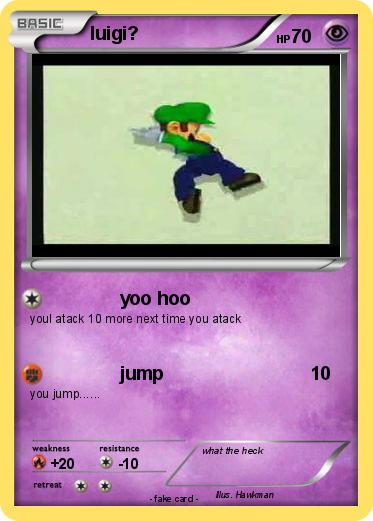 Pokemon luigi?