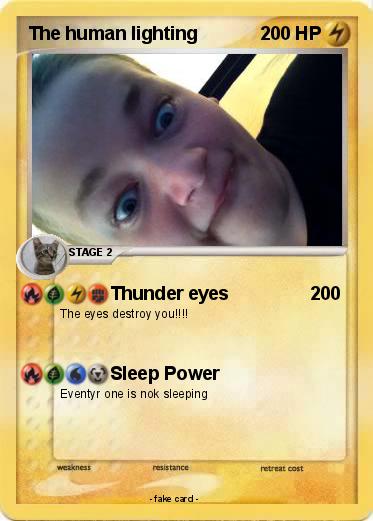 Pokemon The human lighting