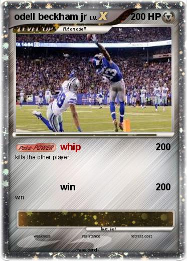 Pokemon odell beckham jr