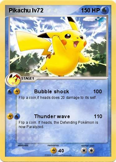 Pokemon Pikachu lv72