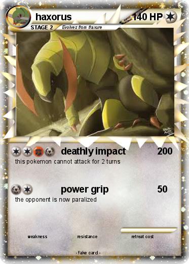 Pokemon haxorus
