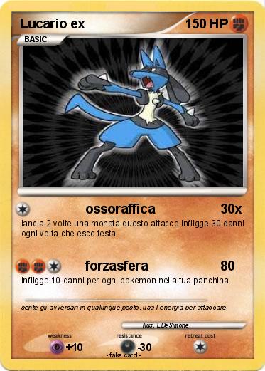 Pokemon Lucario ex