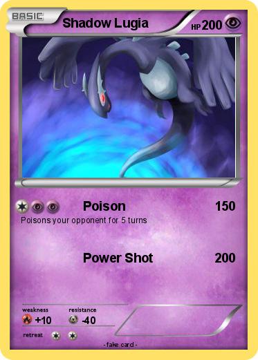 Pokemon Shadow Lugia