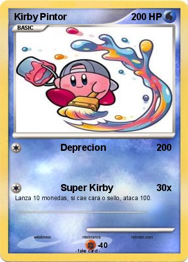 Pokemon Kirby Pintor