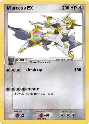Pokemon M arceus EX
