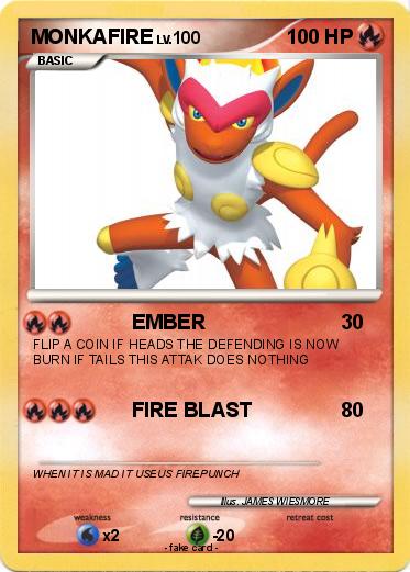 Pokemon MONKAFIRE