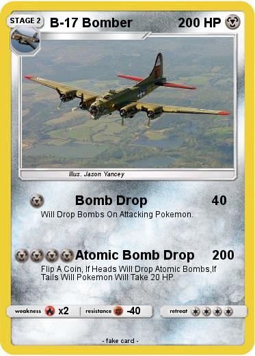 Pokemon B-17 Bomber